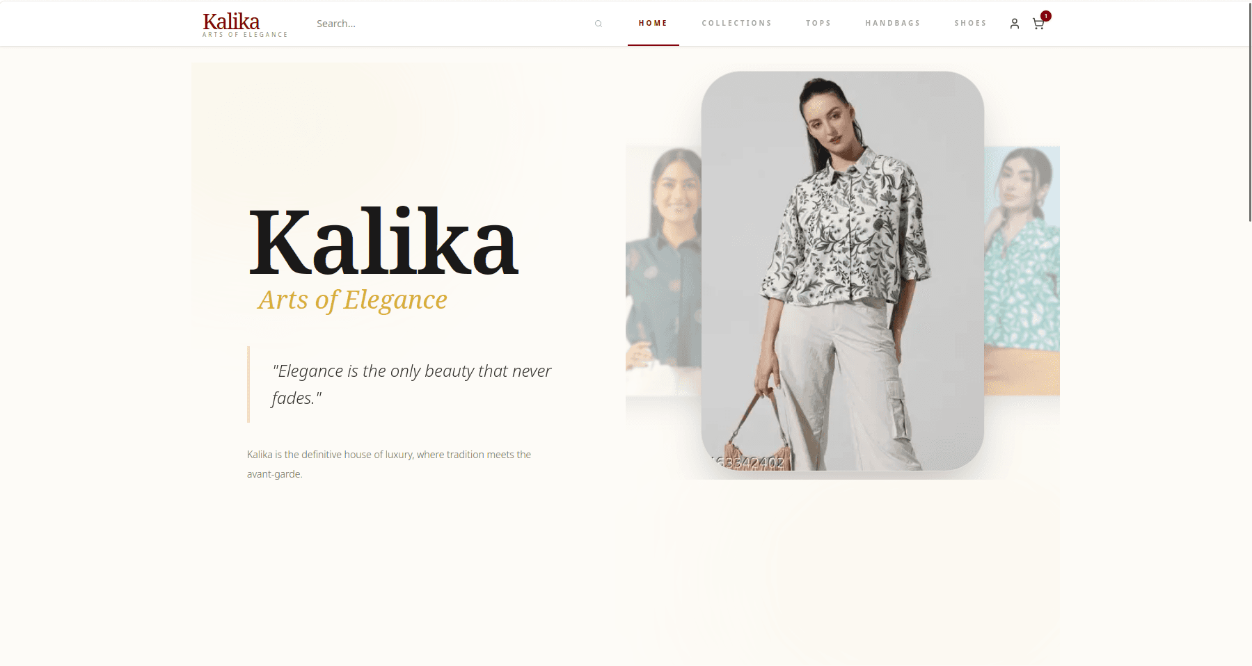 E-commerce Application project preview